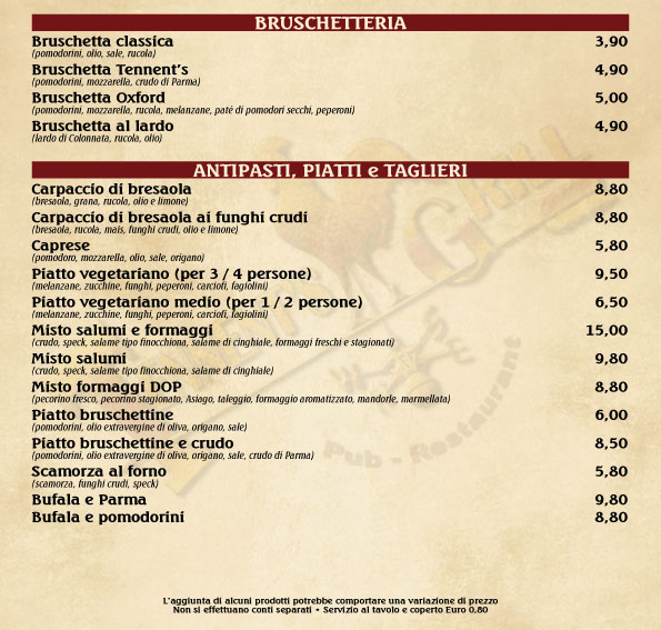Antipasti Piatti Bruschette
